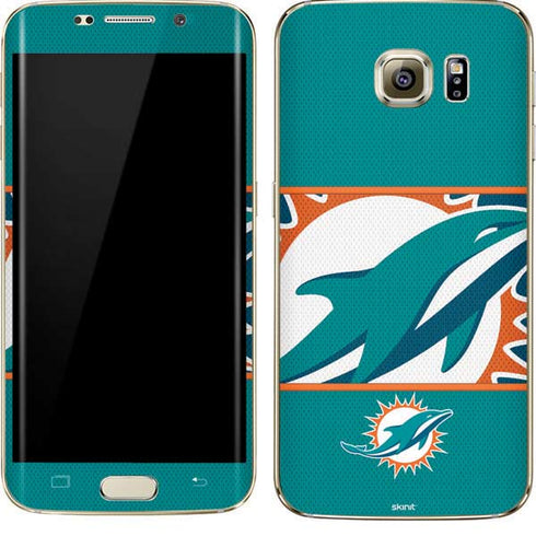 NFL Miami Dolphins Zone Block Galaxy S7 Edge Skin